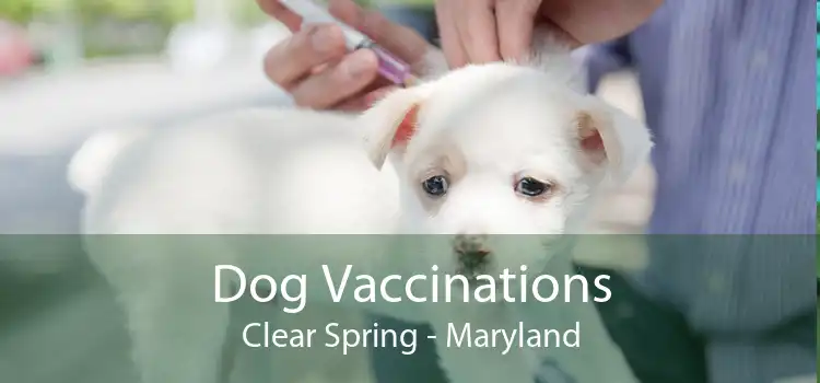 Dog Vaccinations Clear Spring - Maryland