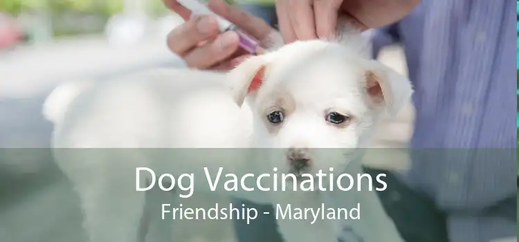 Dog Vaccinations Friendship - Maryland