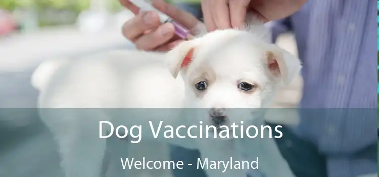 Dog Vaccinations Welcome - Maryland