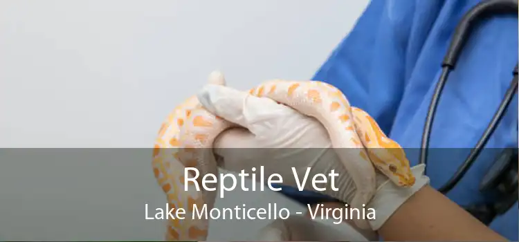 Reptile Vet Lake Monticello - Virginia