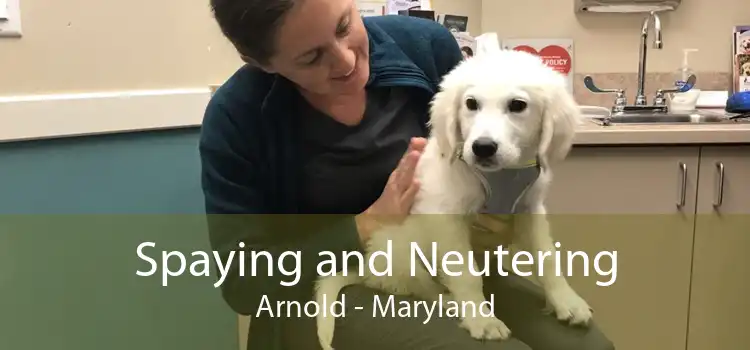 Spaying and Neutering Arnold - Maryland