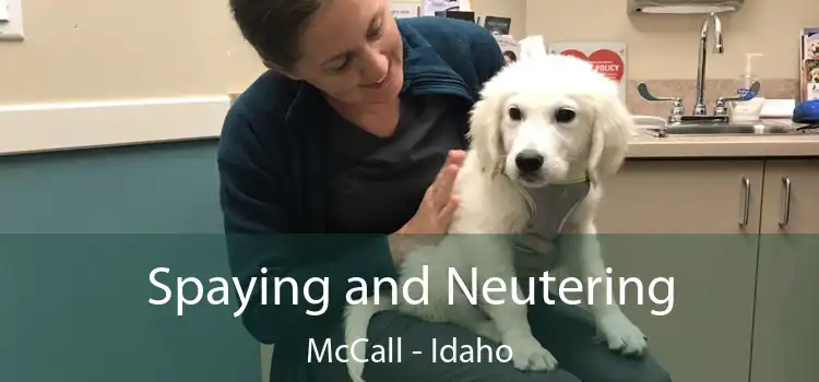 Spaying and Neutering McCall - Idaho